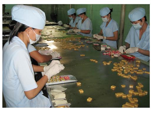 Sản xuất kẹo dừa