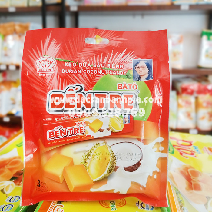 Kẹo dừa sầu riêng Hai Tỏ 