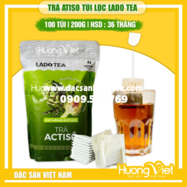 Trà Actiso Đà Lạt túi lọc Ladophar – 100 túi