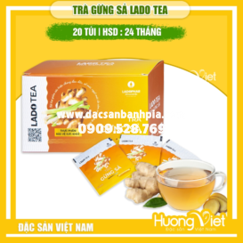 Trà Gừng Sả Túi Lọc Ladophar – Hộp 20 Túi Lọc